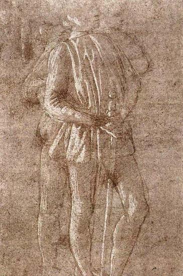  Study of two standing figures